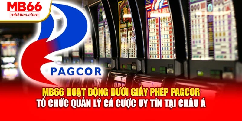 Giấy Phép Hoạt Động MB66 – Nền Tảng Pháp Lý Minh Bạch 1 MB66 hoạt động dưới giấy phép PAGCOR – tổ chức quản lý cá cược uy tín tại châu Á